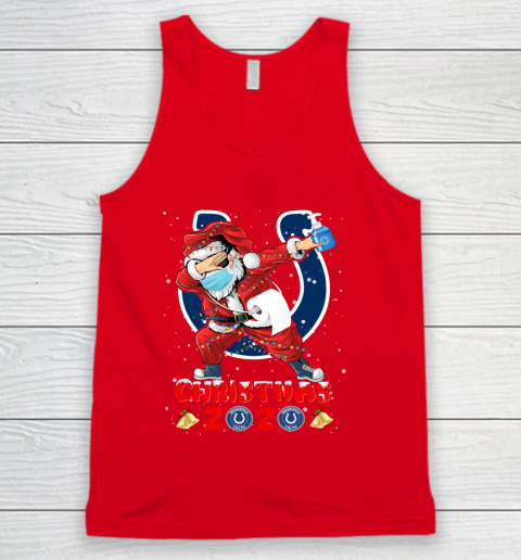 Indianapolis Colts Funny Santa Claus Dabbing Christmas 2020 NFL Tank Top 5