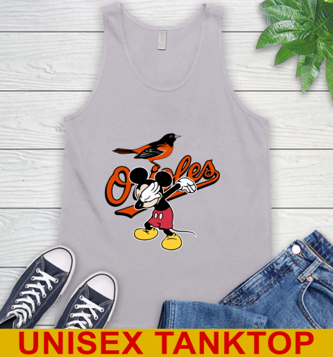 Baltimore Orioles MLB Baseball Dabbing Mickey Disney Sports Tank Top 4