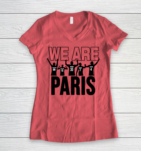 We Are Paris T Shirt Ici C'est Paris Welcome To Paris Women's V-Neck T-Shirt 3