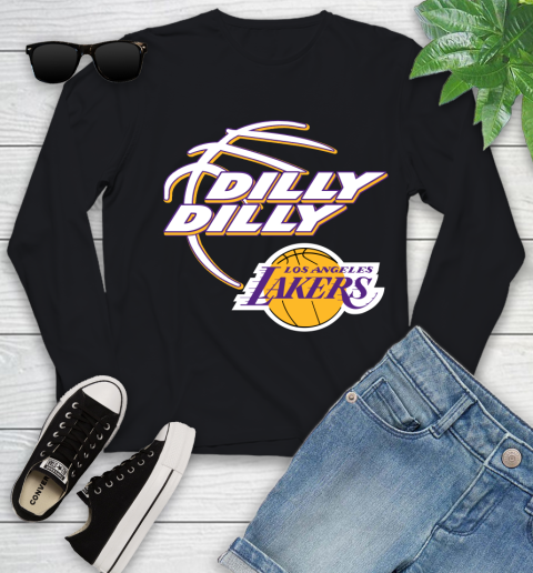 NBA Los Angeles Lakers Dilly Dilly Basketball Sports Youth Long Sleeve 2