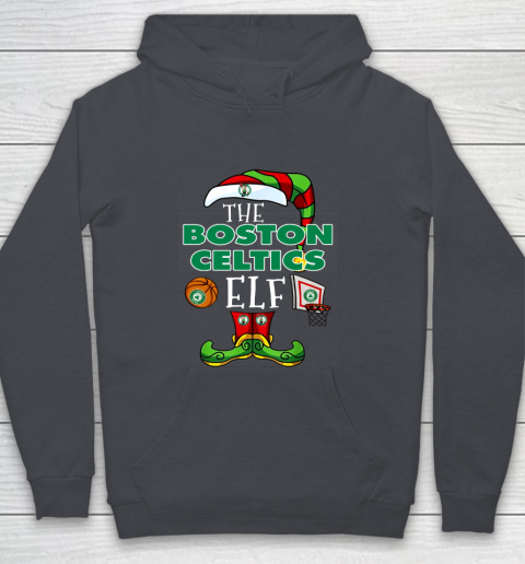 Boston Celtics Christmas ELF Funny NBA Youth Hoodie 5