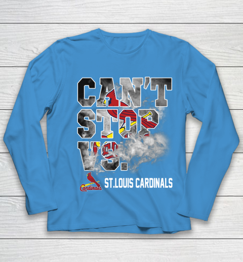 MLB St.Louis Cardinals Baseball Can't Stop Vs Cardinals Youth Long Sleeve 5
