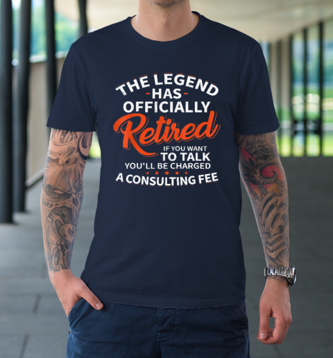 The Legend Has Retired Men Officer Officially Retirement T-Shirt 2
