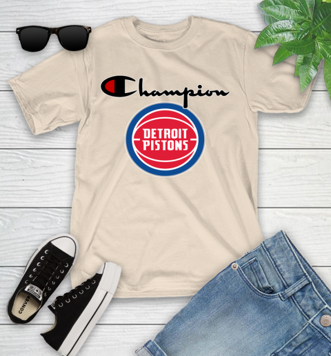 NBA Basketball Detroit Pistons Champion Shirt Youth T-Shirt 9