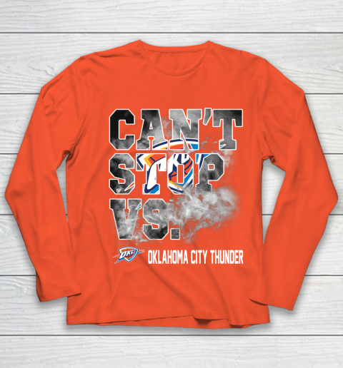 NBA Oklahoma City Thunder Basketball Can't Stop Vs Youth Long Sleeve 3