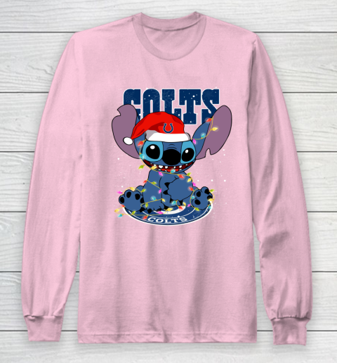 Indianapolis Colts NFL Football noel stitch Christmas Long Sleeve T-Shirt 6