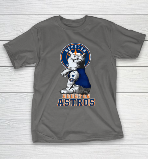 MLB Baseball My Cat Loves Houston Astros T-Shirt 8