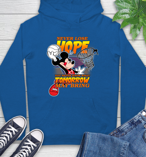 Chicago Bulls NBA Basketball Mickey Disney Never Lose Hope Hoodie 9
