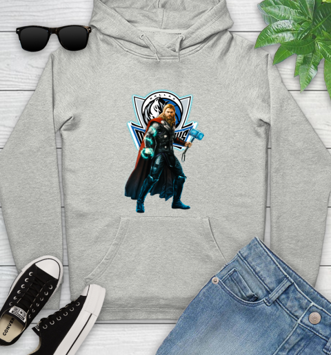 NBA Thor Avengers Endgame Basketball Dallas Mavericks Youth Hoodie
