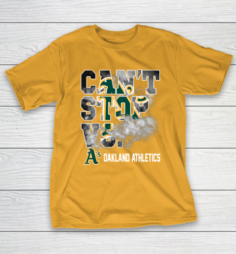 MLB Oakland Athletics Baseball Can't Stop Vs Athletics T-Shirt 2