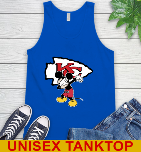 Kansas City Chiefs NFL Football Dabbing Mickey Disney Sports Tank Top 5