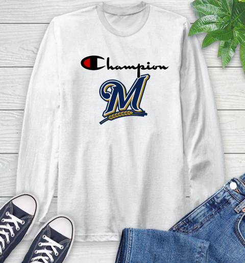 MLB Baseball Milwaukee Brewers Champion Shirt Long Sleeve T-Shirt