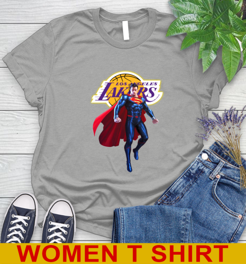 NBA Awesome Superman Basketball Sports Los Angeles Lakers 99