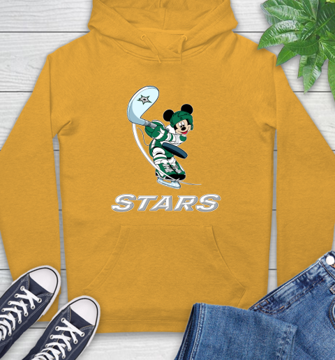 NHL Hockey Dallas Stars Cheerful Mickey Mouse Shirt Hoodie 3