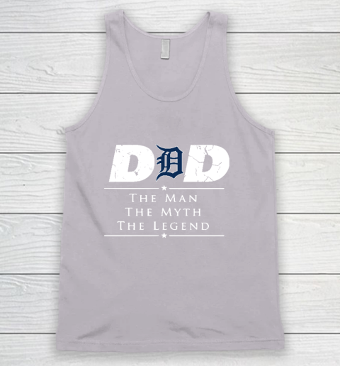 Detroit Tigers MLB Baseball Dad The Man The Myth The Legend Tank Top 3