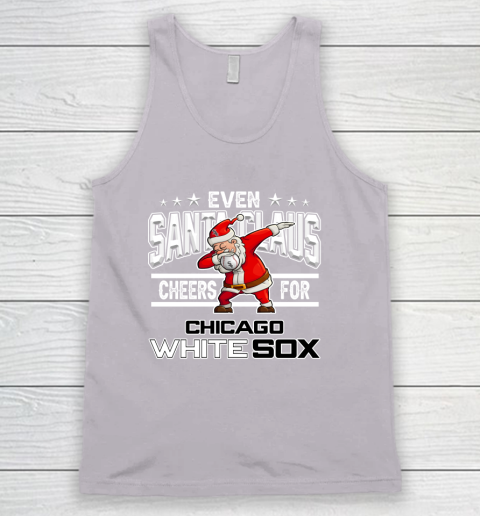 Chicago White Sox Even Santa Claus Cheers For Christmas MLB Tank Top 3