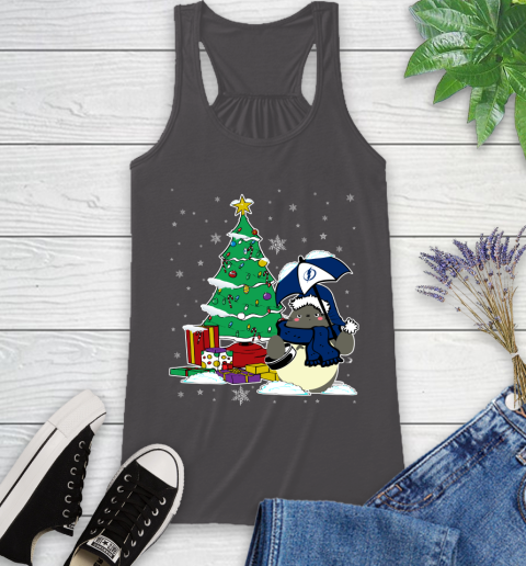 Tampa Bay Lightning NHL Hockey Cute Tonari No Totoro Christmas Sports Racerback Tank 11