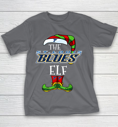 St.Louis Blues Christmas ELF Funny NHL Youth T-Shirt 5