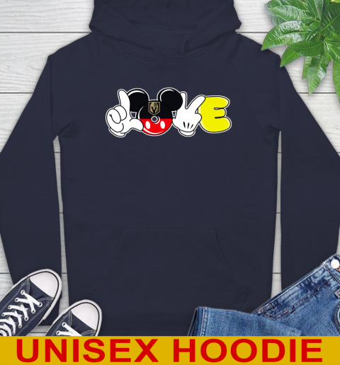 Vegas Golden Knights NHL Hockey Love Mickey Disney Sports Hoodie 4