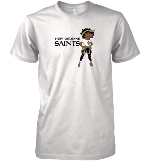 Betty Boop New Orleans Saints Premium Men's T-Shirt