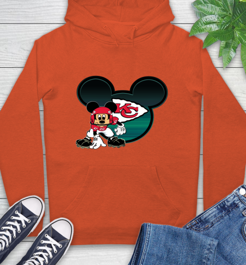 NFL Kansas City Chiefs Mickey Mouse Disney Football T Shirt Hoodie 5