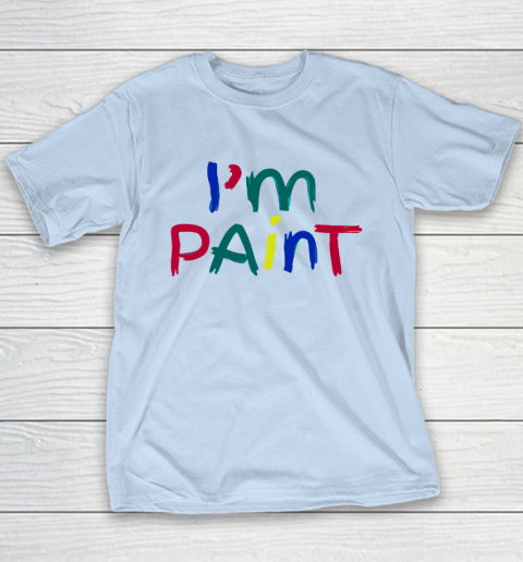 I Heart Love To Finger Paint Couple Valentine I'm Paint Youth T-Shirt 5