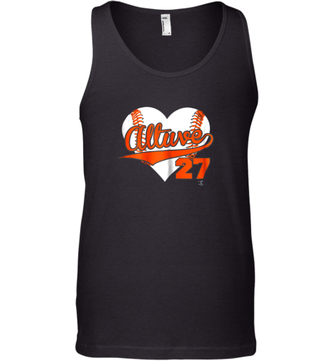 Jose Altuve Baseball Heart Shirt  Apparel Tank Top