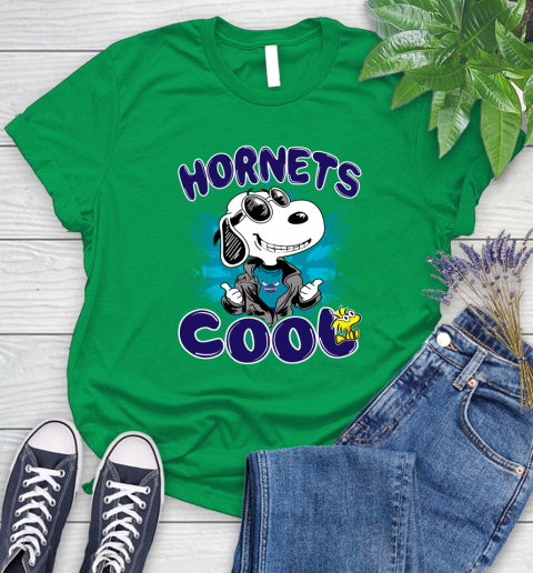 NBA Basketball Charlotte Hornets Cool Snoopy Shirt Women's T-Shirt 7