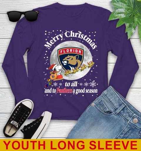 Florida Panthers Merry Christmas To All And To Panthers A Good Season NHL Hockey Sports Youth Long Sleeve 4