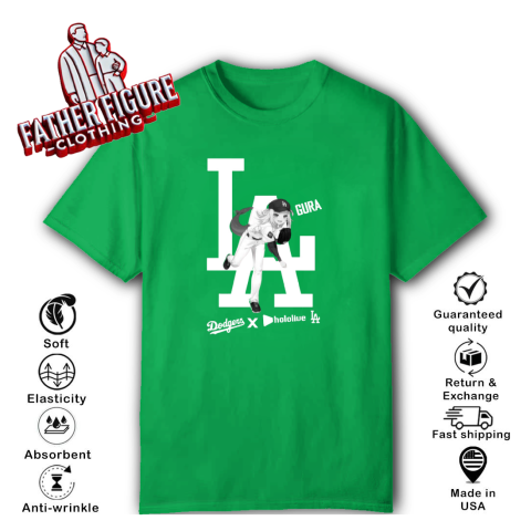 Los Angeles Dodgers Hololive Night Gawr Gura T-Shirt Los Angeles Dodgers Hololive Night Gawr Gura T-Shirt