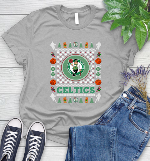 Boston Celtics Merry Christmas NBA Basketball Loyal Fan Ugly Shirt 90
