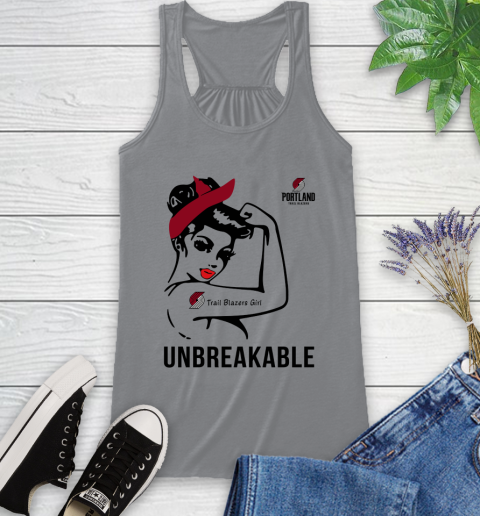NBA Portland Trail Blazers Girl Unbreakable Basketball Sports Racerback Tank 3