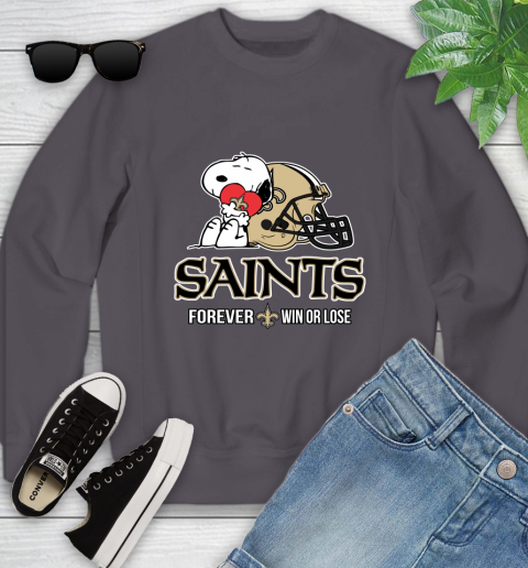 NFL The Peanuts Movie Snoopy Forever Win Or Lose Football New Orleans Saints 120