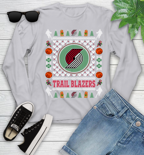 Portland Trail Blazers Merry Christmas NBA Basketball Loyal Fan Ugly Shirt 276