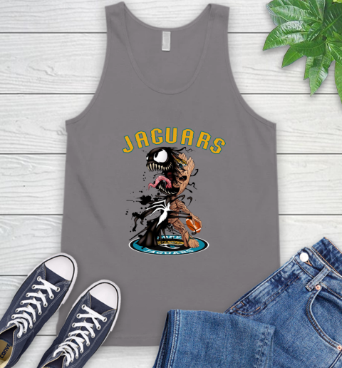 NFL Jacksonville Jaguars Football Venom Groot Guardians Of The Galaxy Tank Top 7