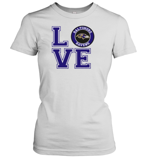 Baltimore Ravens Love Women's T-Shirt