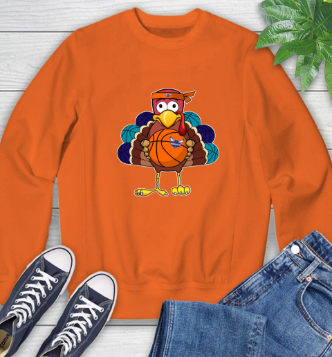 Charlotte Hornets Turkey thanksgiving day Sweatshirt 4