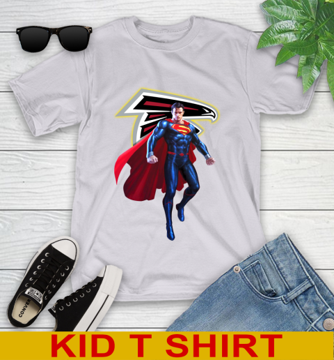 NFL Superman DC Sports Football Atlanta Falcons Youth T-Shirt 5