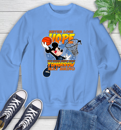 Minnesota Timberwolves NBA Basketball Mickey Disney Never Lose Hope Sweatshirt 11
