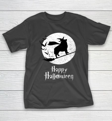 Funny Halloween Costume Witch SCHIPPERKE Dog Lover Gift T-Shirt