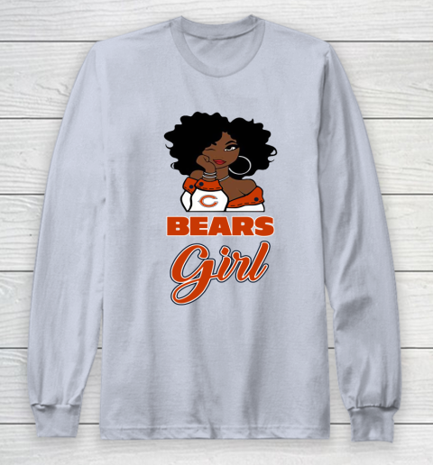 Chicago Bears Girl NFL Long Sleeve T-Shirt 6