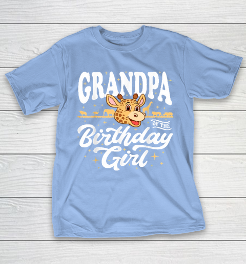 Grandpa Funny Gift Apparel  Grandpa Birthday Crew Jungle Safari Animals T-Shirt 10