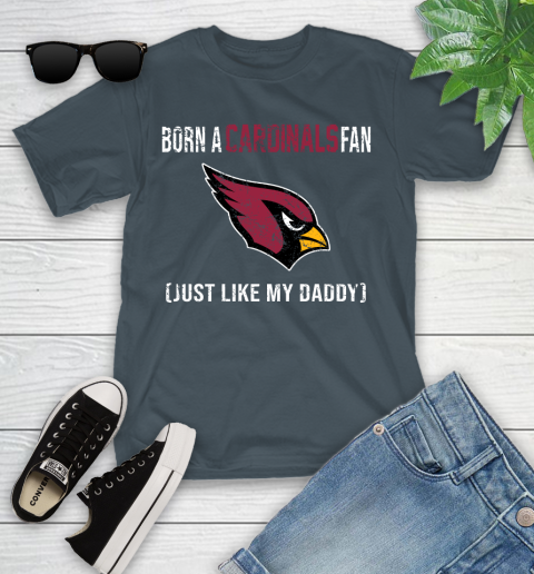 NFL Arizona Cardinals Football Loyal Fan Just Like My Daddy Shirt Youth T-Shirt 9