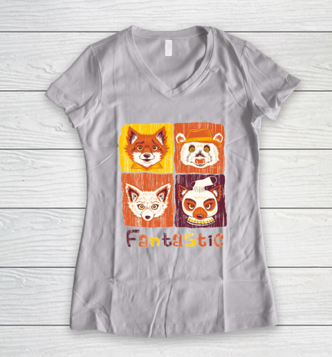 Mr. Fox The Fantastic Women's V-Neck T-Shirt 2