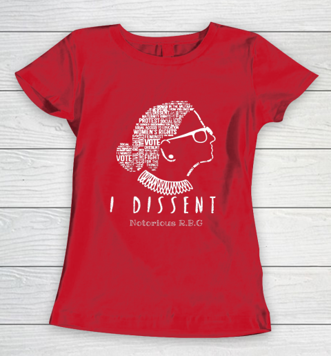 Notorious RBG Ruth Bader Ginsburg I Dissent Women's T-Shirt 9