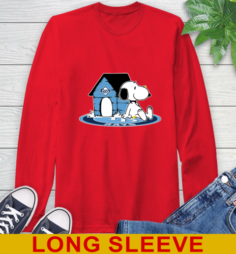 MLB Baseball Tampa Bay Rays Snoopy The Peanuts Movie Shirt Long Sleeve T-Shirt 10