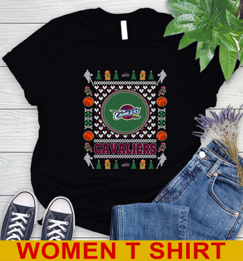 Cleveland Cavaliers Merry Christmas NBA Basketball Loyal Fan Women's T-Shirt
