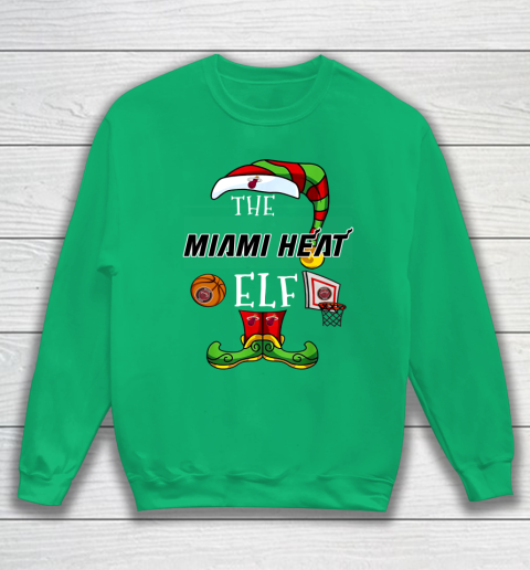 Miami Heat Christmas ELF Funny NBA Sweatshirt 5