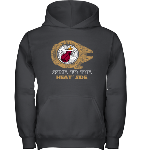 NBA Come To The Miami Heat Side Star Wars Basketball Sports Youth Hoodie