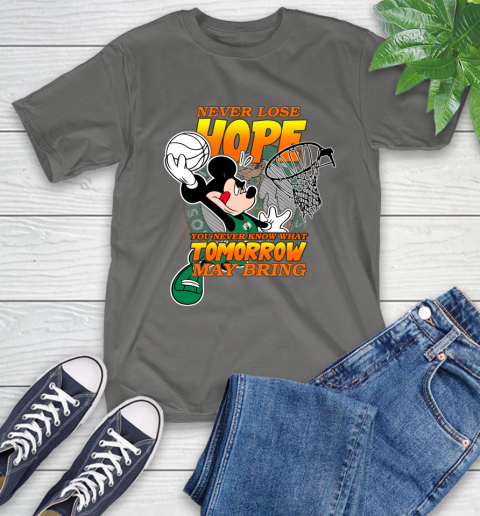 Boston Celtics NBA Basketball Mickey Disney Never Lose Hope T-Shirt 10
